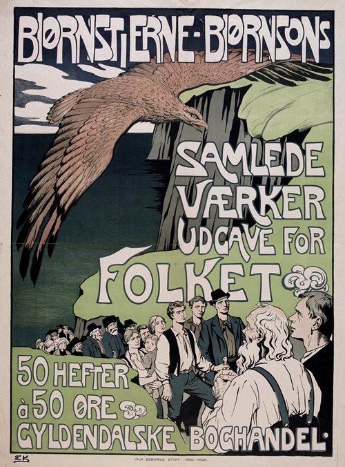 Bjørnstjerne Bjørnsons Samlede Værker ; Udgave for Folket. 50 Hefter à 50 Øre
