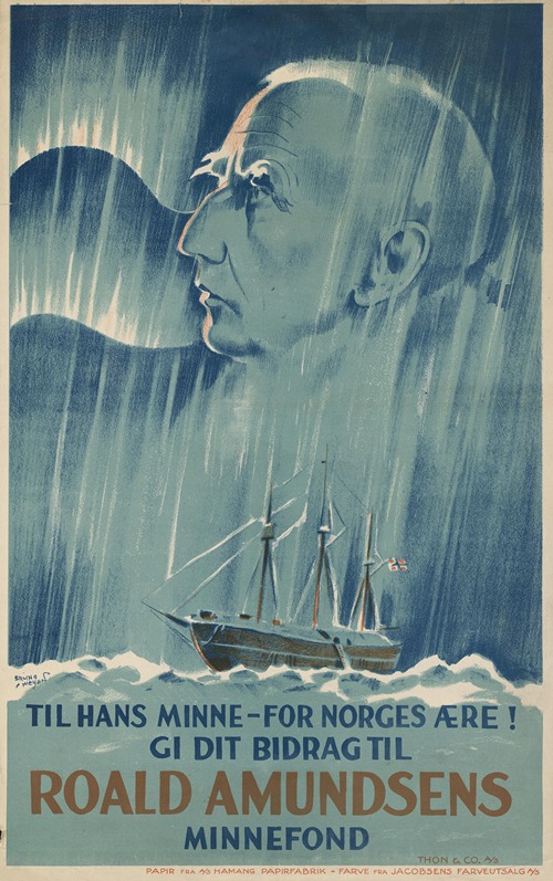 Til hans minne – for Norges ære! Gi dit bidrag til Roald Amundsens minnefond