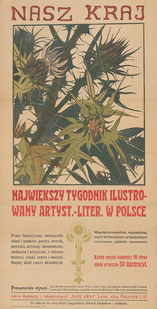 ‘Nasz Kraj’ największy tygodnik ilustrowany artystyczno-literacki w Polsce