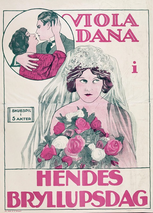 Viola Dana i Hendes bryllupsdag; skuespil i 5 akter