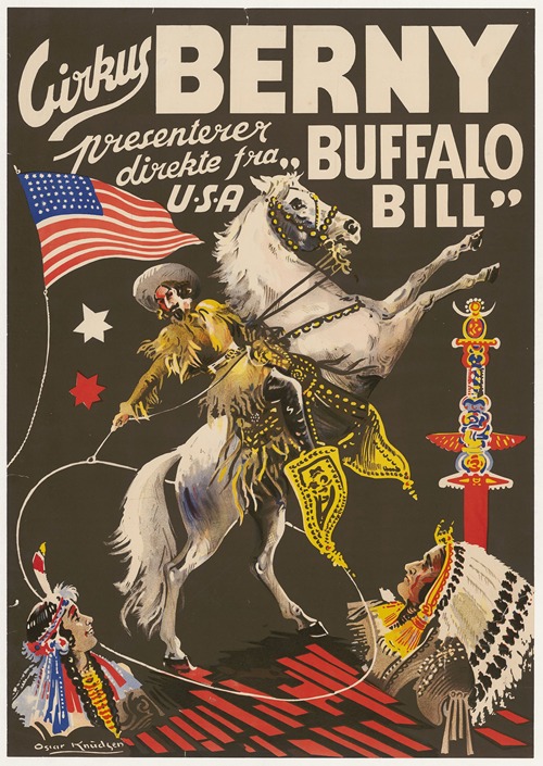 Circus Berny presenterer direkte fra USA Buffalo Bill