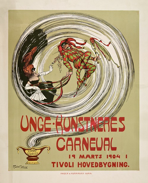 Unge Kunstneres Carneval ; 19 Marts 1904 i Tivoli Hovedbygning