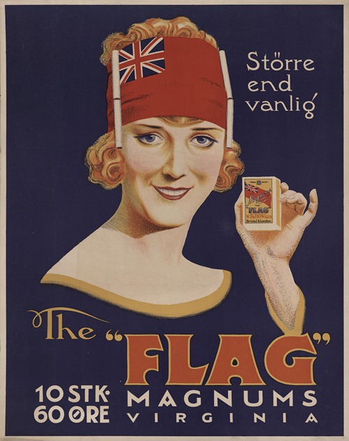 The ‘Flag’; Magnums Virginia,10 stk. 60 øre