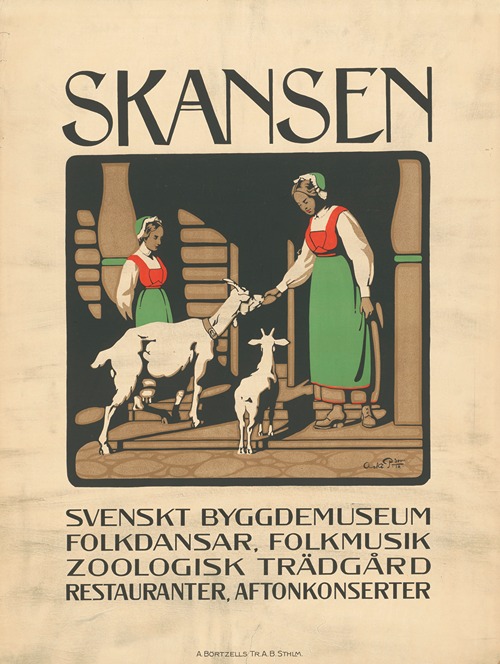 Skansen. Svenskt Byggdemuseum