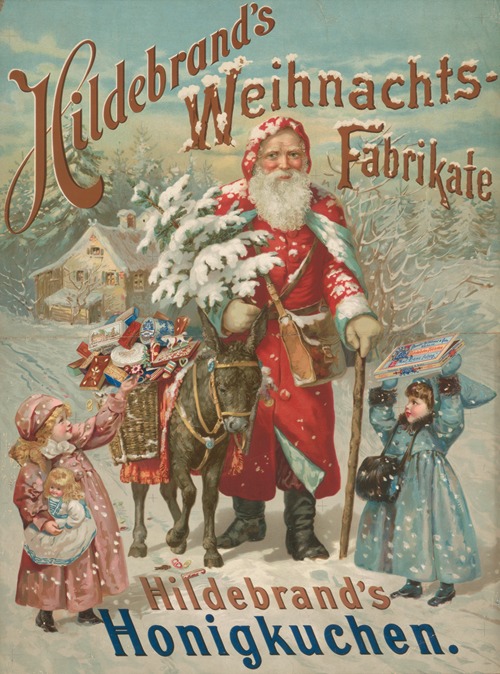 Hildebrand’s Weihnachts-Fabrikate. Hildebrand’s Honigkuchen