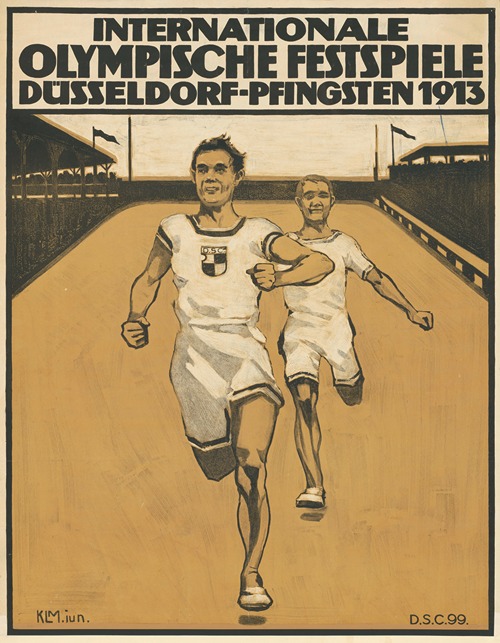 Internationale Olympische Festspiele Düsseldorf Pfingsten 1913