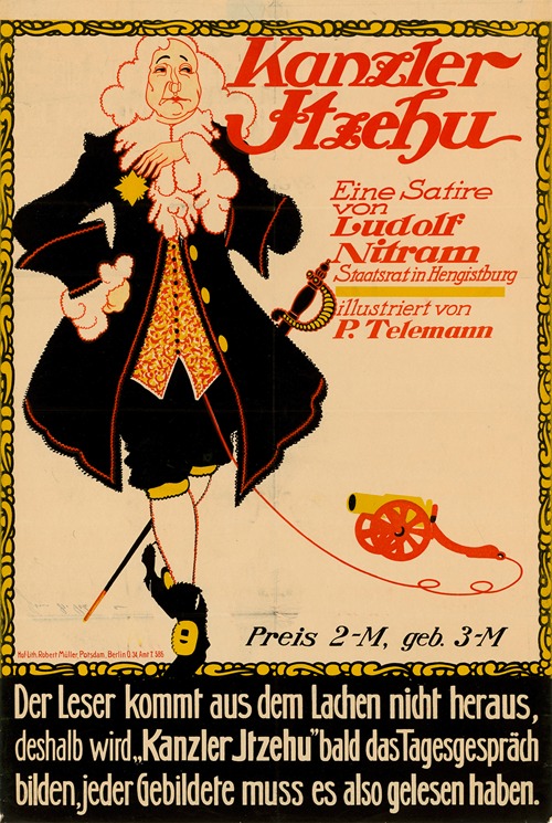 Kanzler Itzehu. Eine Satire von Ludolf Nitram