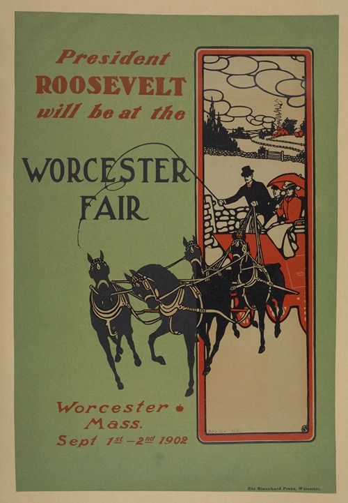 President Roosevelt will be at the Worcester Fair