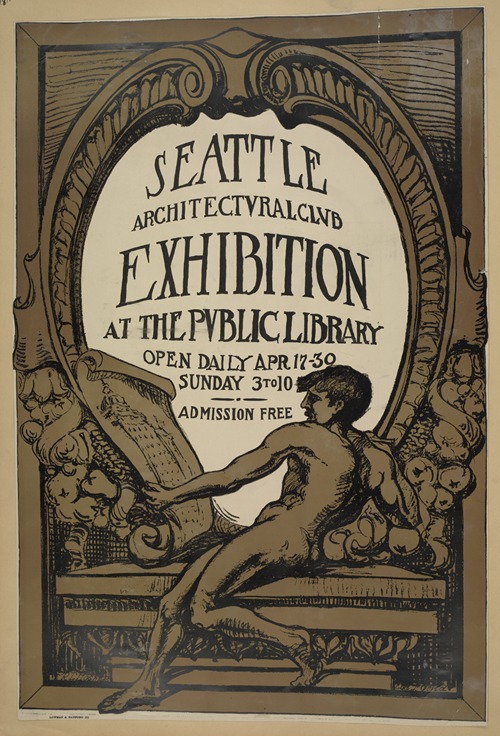 Seattle architectural club exhibition at the public library