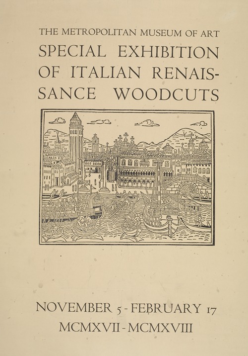 Special exhibition of Italian renaissance woodcuts