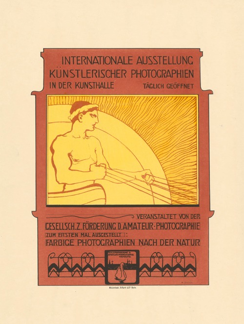 Internationale Ausstellung künstlerischer Photographien in der Kunsthalle Hamburg