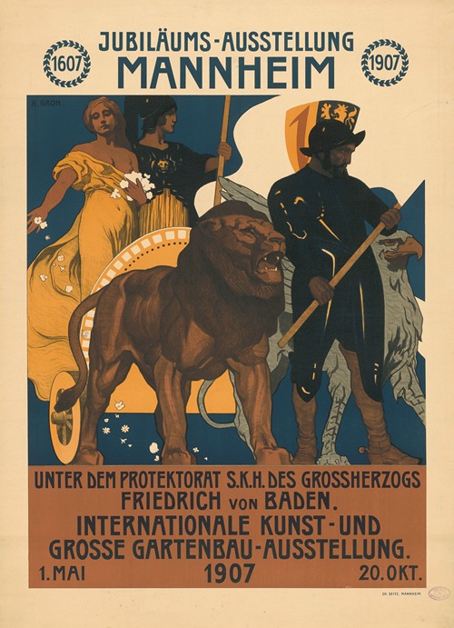 Jubiläums-Ausstellung Kunst und Gartenbau Mannheim 1607 – 1907