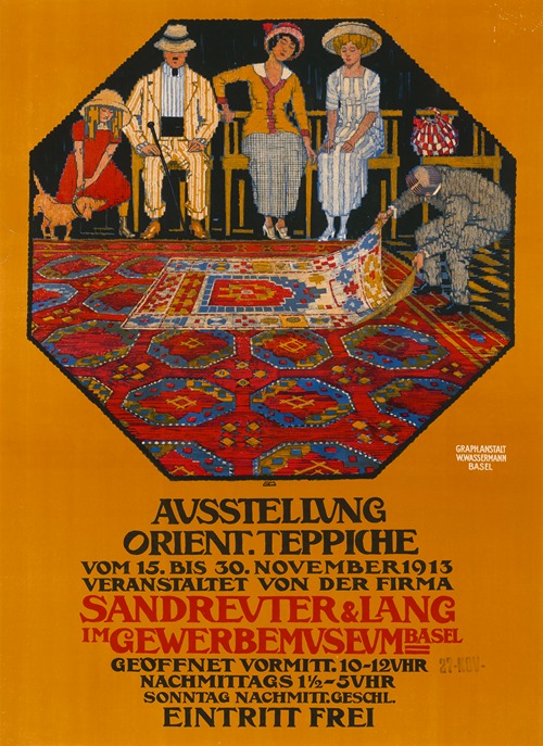 Ausstellung Orient Teppiche. Sandreuter & Lang im Gewerbemuseum Basel