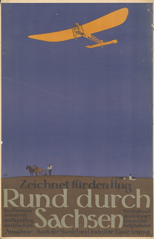 Zeichnet für den Flug. Rund durch Sachsen