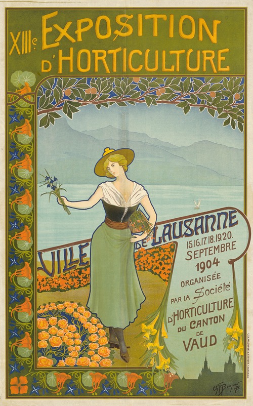 XIIIe. Exposition d’Horticulture. Ville de Lausanne 1904