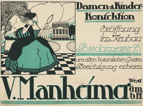 Damen- und Kinder-Konfektion. V. Manheimer