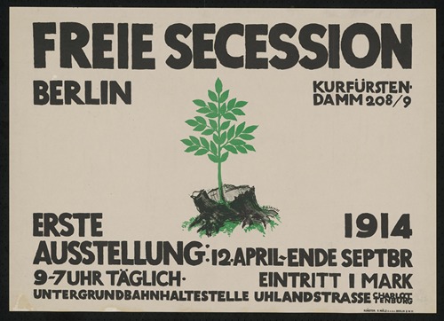 Freie Secession Berlin Kurfürstendamm 208;9. Erste Ausstellung