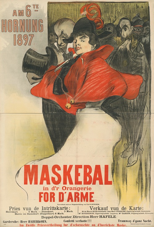 Maskebal in der Orangerie For D’arme