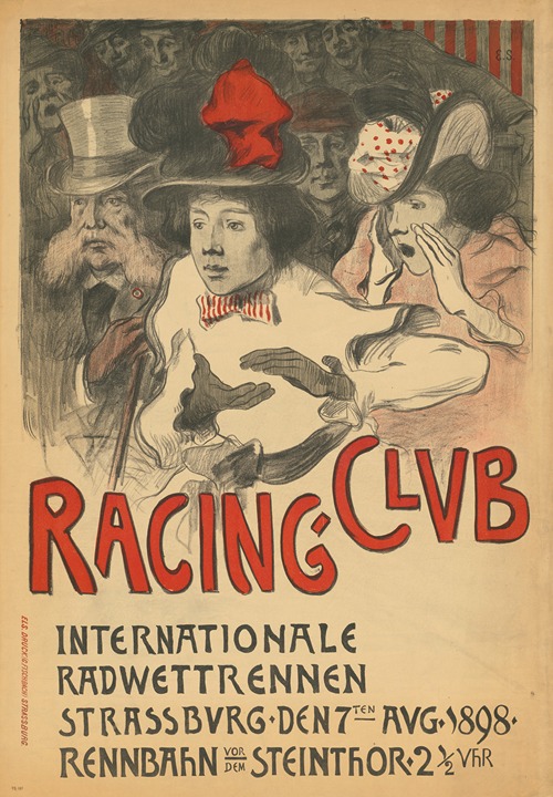 Racing-Club. Internationale Radwettrennen Strassburg
