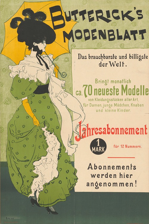 Butterick’s Modenblatt