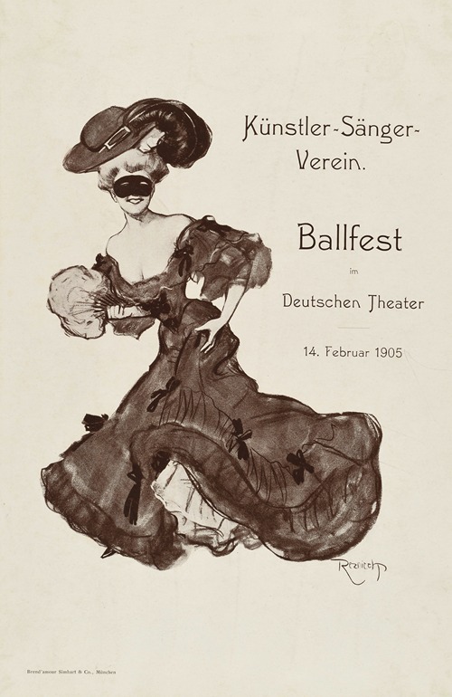 Künstler-Sänger-Verein. Ballfest im Deutschen Theater 14. Februar 1905