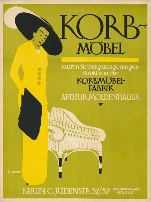 Korbmöbel kaufen Sie billig und gediegen direkt von der Korbmöbel-Fabrik Arthur Moldenhauer Berlin