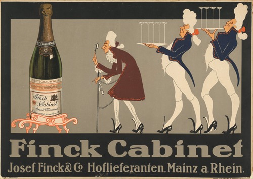 Finck Cabinet. Josef Finck & Co. Hoflieferanten, Mainz am Rhein
