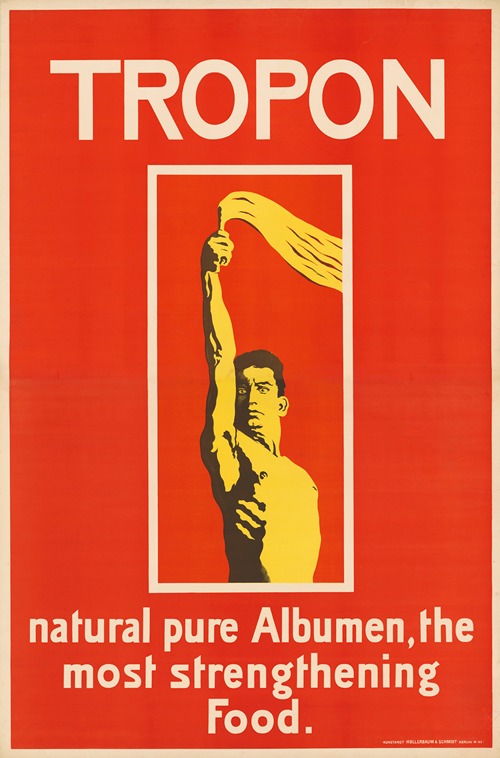 Tropon. natural pure Albumen, the most strengthening Food