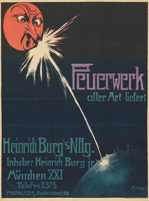 Feuerwerk aller Art liefert Heinrich Burgs Nachfolger