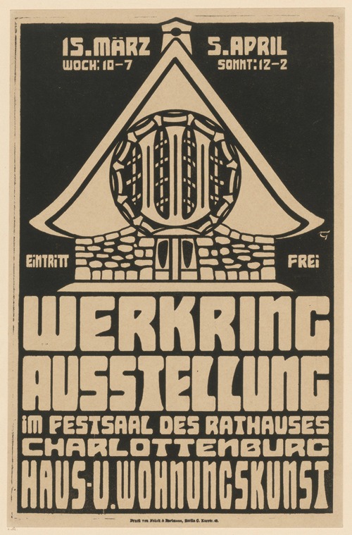 Werkring Ausstellung. Haus- und Wohnungskunst. Rathaus Charlottenburg