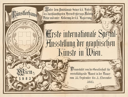 Erste Internationale Spezialausstellung der graphischen Künste in Wien 1883