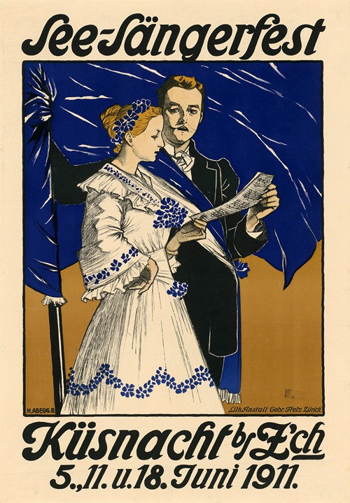 See-Sängerfest Küsnacht 1911