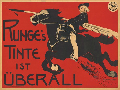 Runges Tinte ist überall