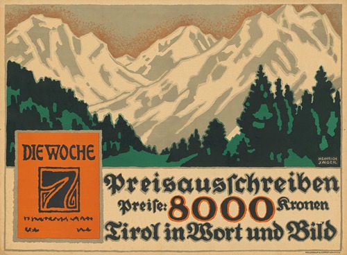 Die Woche. Preisausschreiben Tirol in Wort und Bild