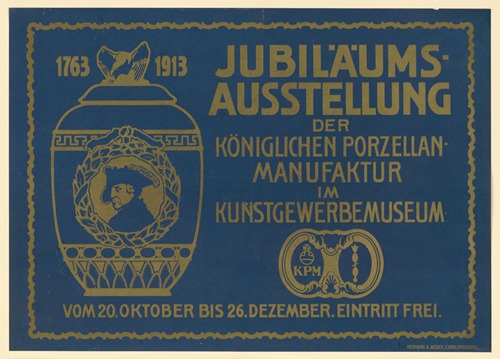 Jubiläumsausstellung der königlichen Porzellanmanufaktur