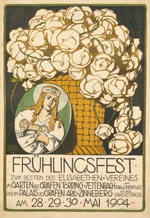 Frühlingsfest. Zum Besten des Elisabethen-Vereines