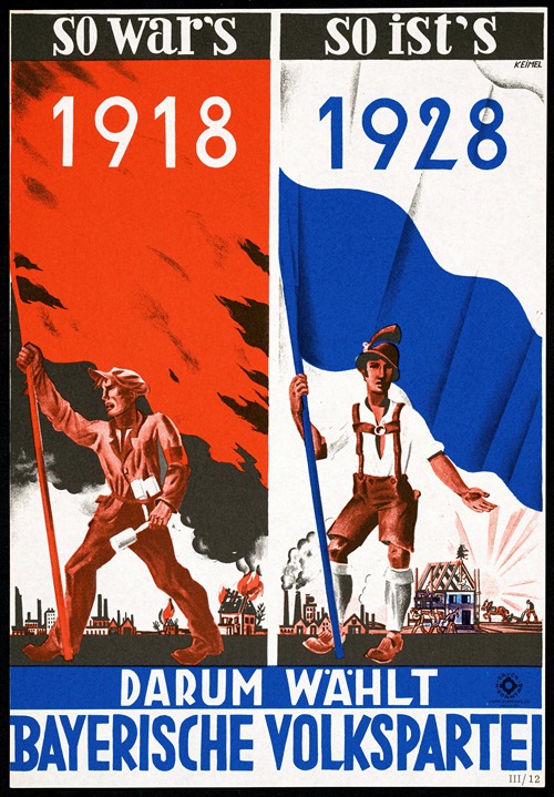 So war’s 1918 so ist’s