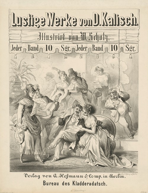 Lustige Werke von D. Kalisch. Illustriert von W. Scholz