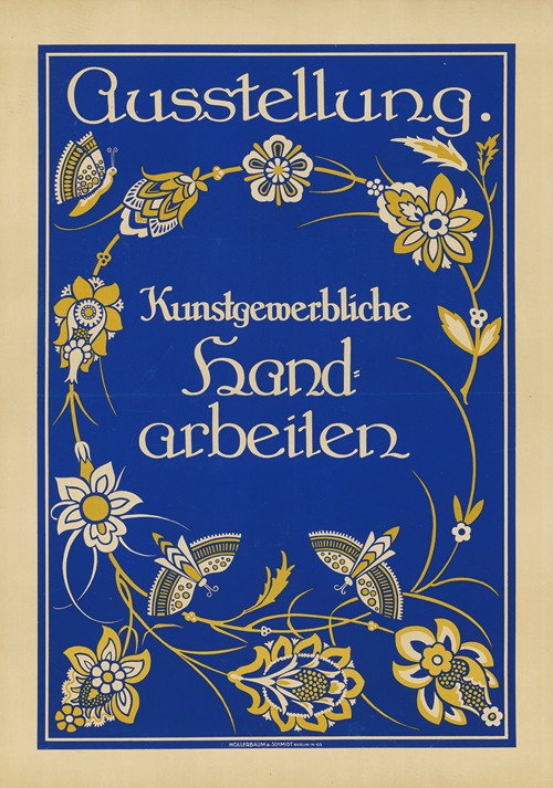 Ausstellung. Kunstgewerbliche Handarbeiten