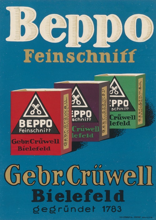 Beppo Feinschnitt Gebrüder Crüwell