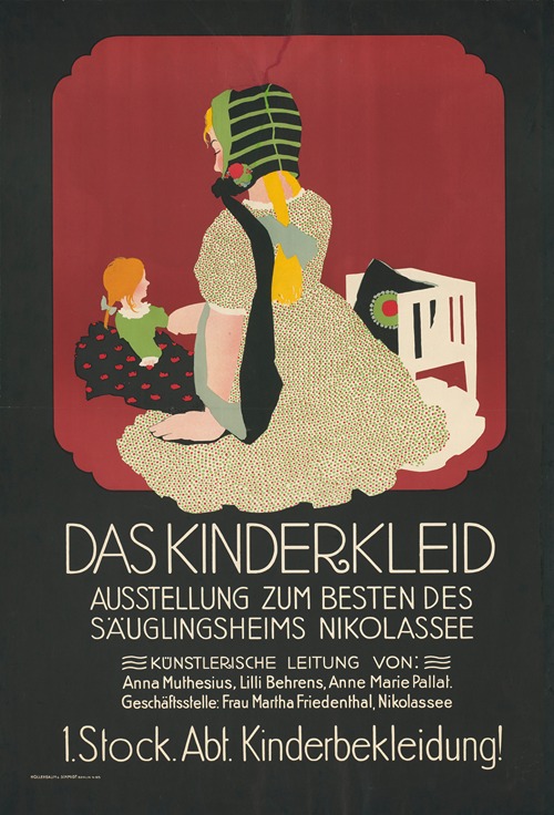 Das Kinderkleid – Ausstellung zum Besten des Säuglingsheims Nikolassee