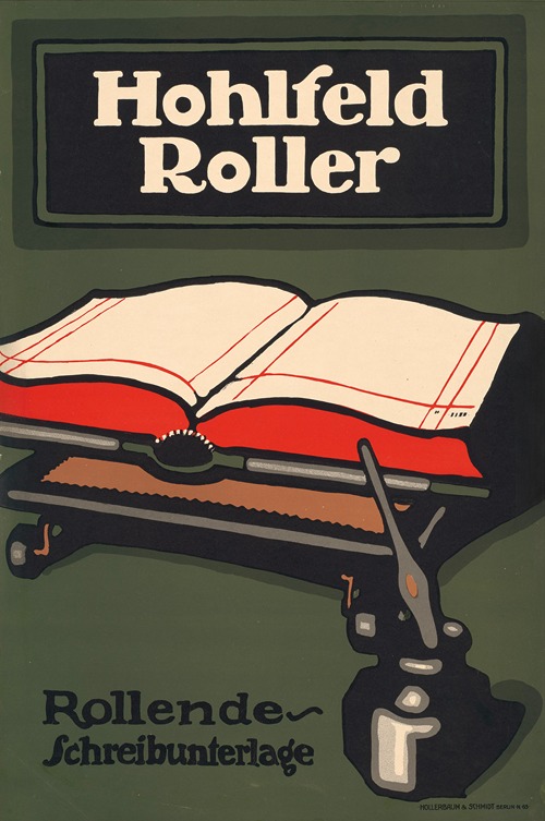 Hohlfeld Roller Rollende Schreibunterlage