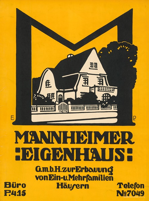 Mannheimer Eigenhaus G.m.b.H. zur Erbauung von Ein- und Mehrfamilienhäusern