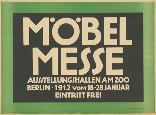 Möbelmesse 1912. Ausstellungshallen am Zoo