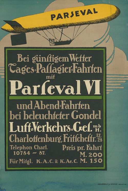 Parseval VI Passagier-Fahrten