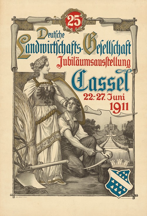 Deutsche Landwirtschafts-Gesellschaft Jubiläumsausstellung Cassel 22.-27. Juni 1911