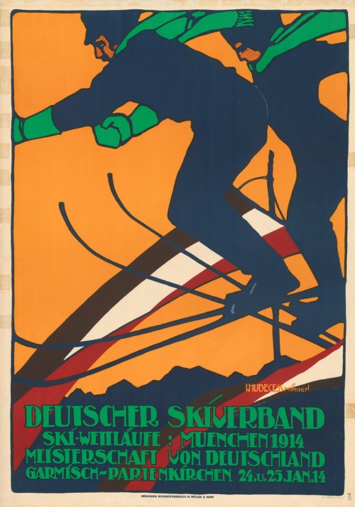 Deutscher Skiverband. Ski-Wettläufe München 1914