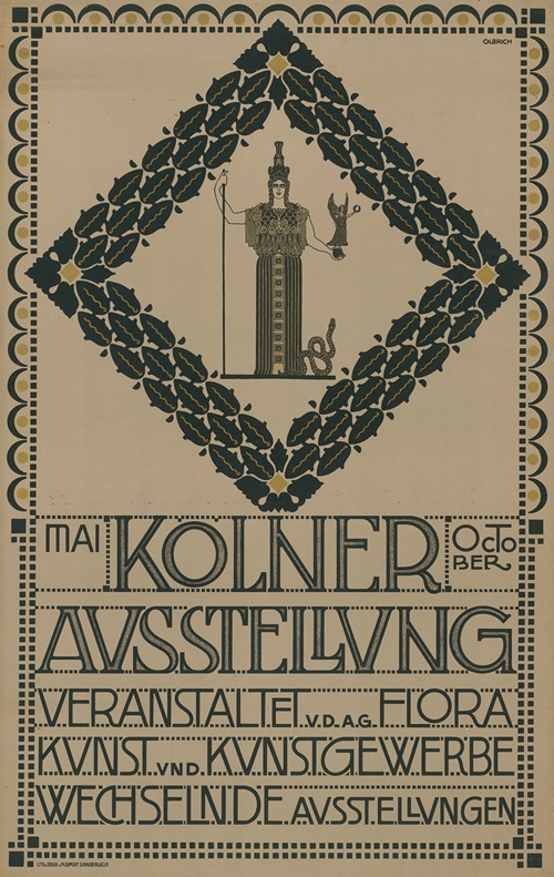 Kölner Ausstellung veranstaltet von der A. G. Flora Kunst und Kunstgewerbe