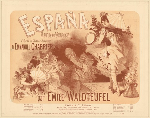 España. Suite de Valses d’après la Rapsodie d’Emmanuel Chabrier par Emile Waldteufel
