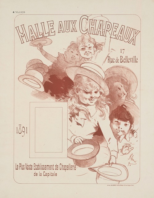 Halle aux Chapeaux. Le plus vaste etablissement de chapellerie de la capitale
